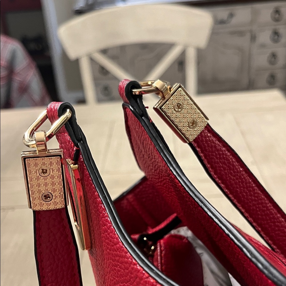 Kate & Alex Chic Red Tote Bag - Picture 10 of 10